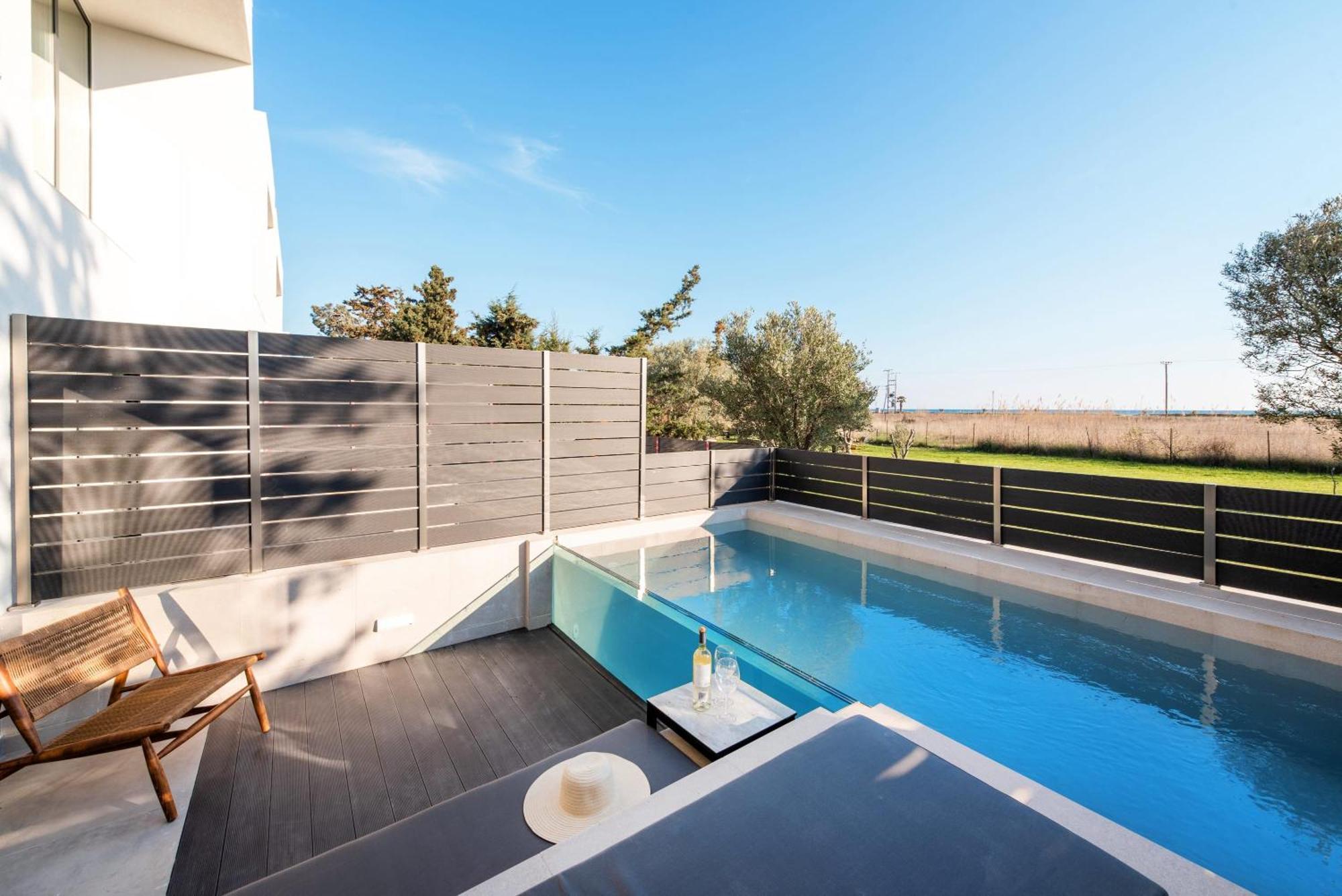 Serene Villas Halkidiki - Cfront Private Pool 네아 이라클리아 외부 사진