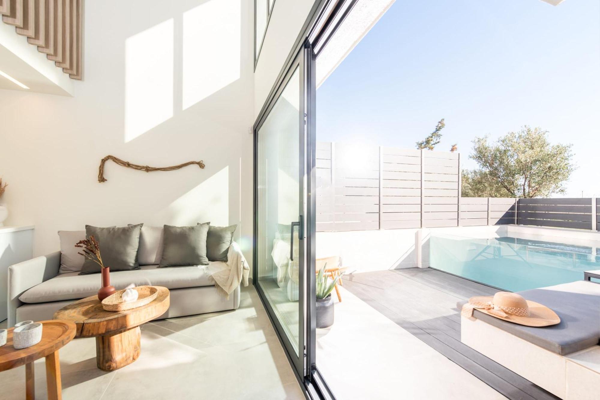 Serene Villas Halkidiki - Cfront Private Pool 네아 이라클리아 외부 사진