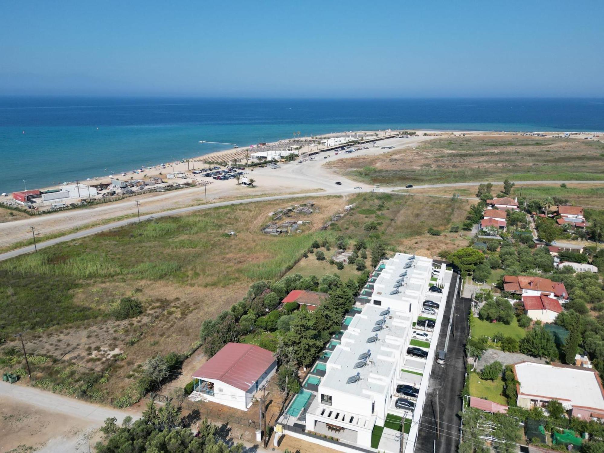 Serene Villas Halkidiki - Cfront Private Pool 네아 이라클리아 외부 사진